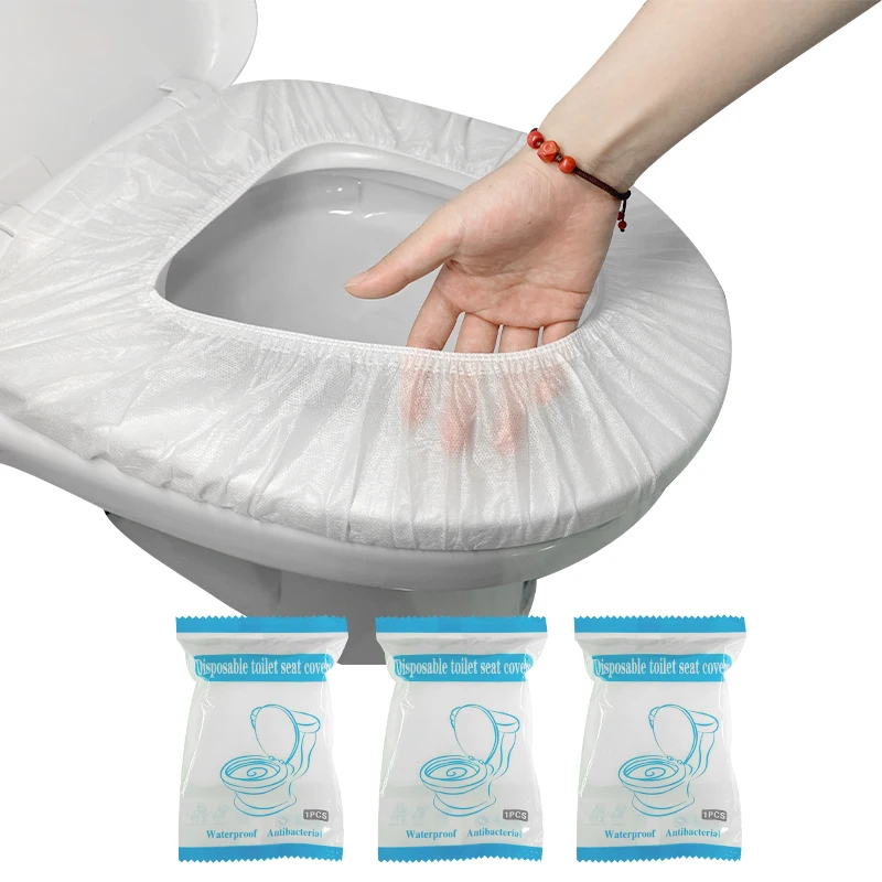 Environmental Friendly Sanitary Foldable Custom Printed Non Woven Fabric Disposable Toilet Seat Cover
