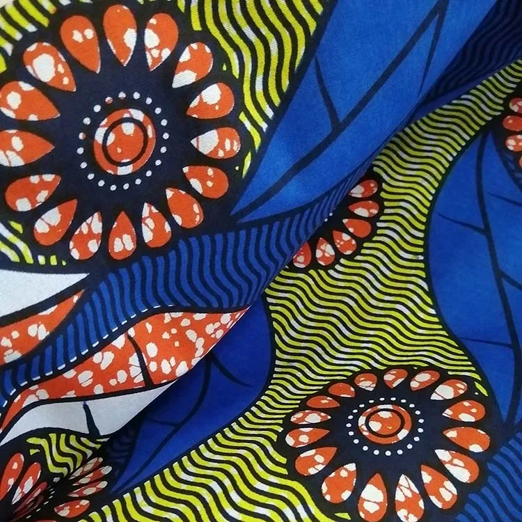 
2020 New Fashion wax print fabrics for making clothing 