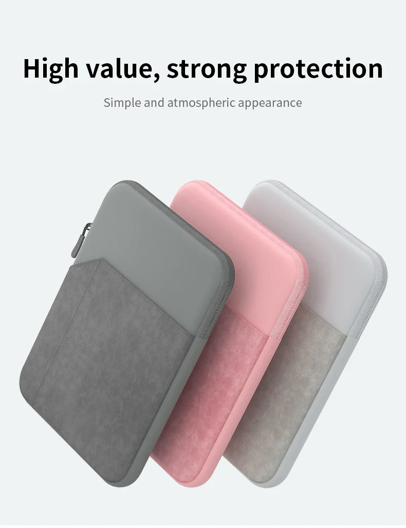 Lightweight Sleeve Laptop Bags PU Leather Pouches For Huawei 7.9 8.4inch 9.7 11inch Universal Tablet Case For iPad Air Pro Mini