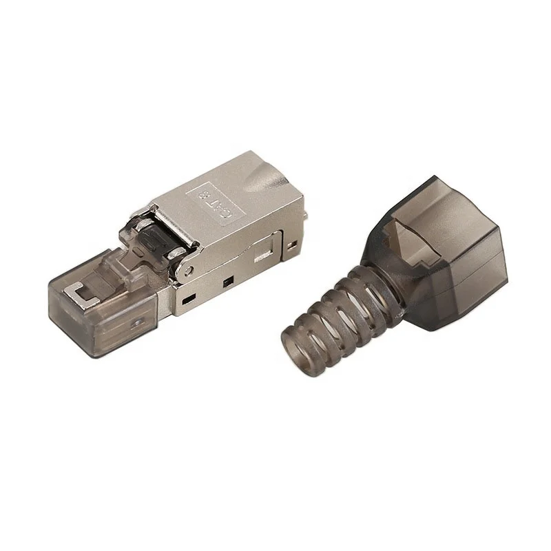 Hot sale 8P8C Connector CAT.6A CAT.7 CAT.8  6a 7a 8a STP rj45 toolless plug