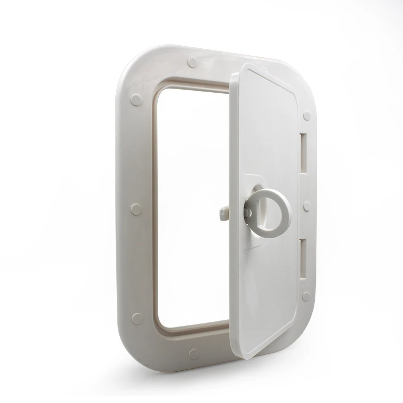 278*378mm ABS Plastic Anti Aging Ultraviolet White Deck Marine Hatch Deck Access Hatch Boat Hatches Inspection Yacht Cover RV