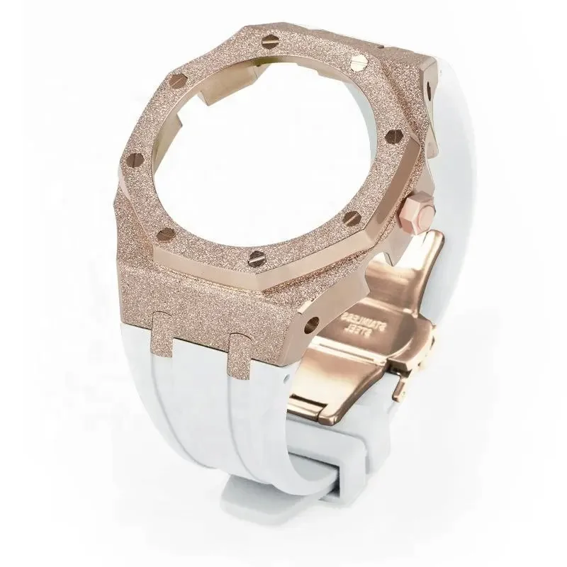 GA2100 MOD frosted case 316l stainless steel watch case modification for g shock GA2100 Modification Kit sand blast