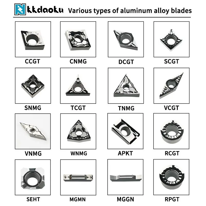 Carbide Milling Inserts Tungsten Grooving Turning Inserts For Aluminum Mgmn400-M Dk01