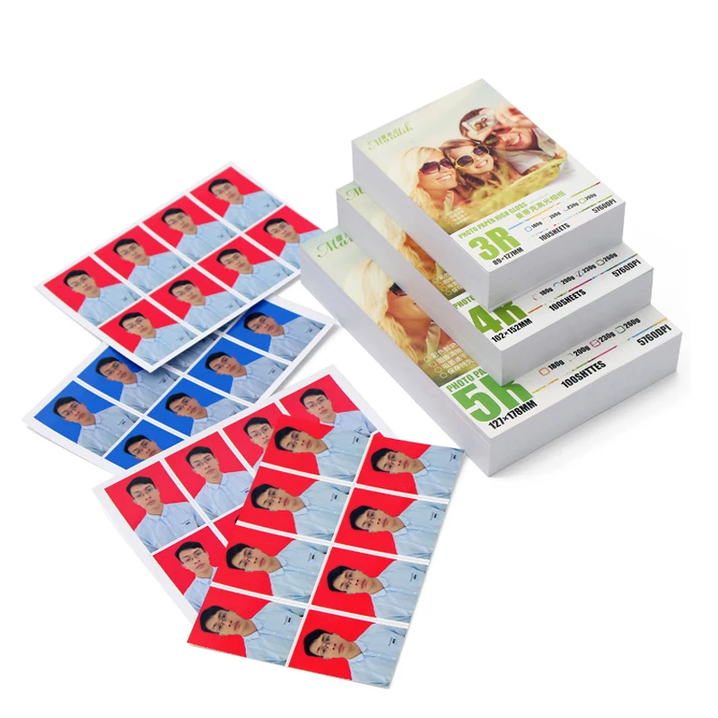 Mandik 4x6 Glossy Inkjet Printing Photographer Paper 4R 180g 200g 230g 260g