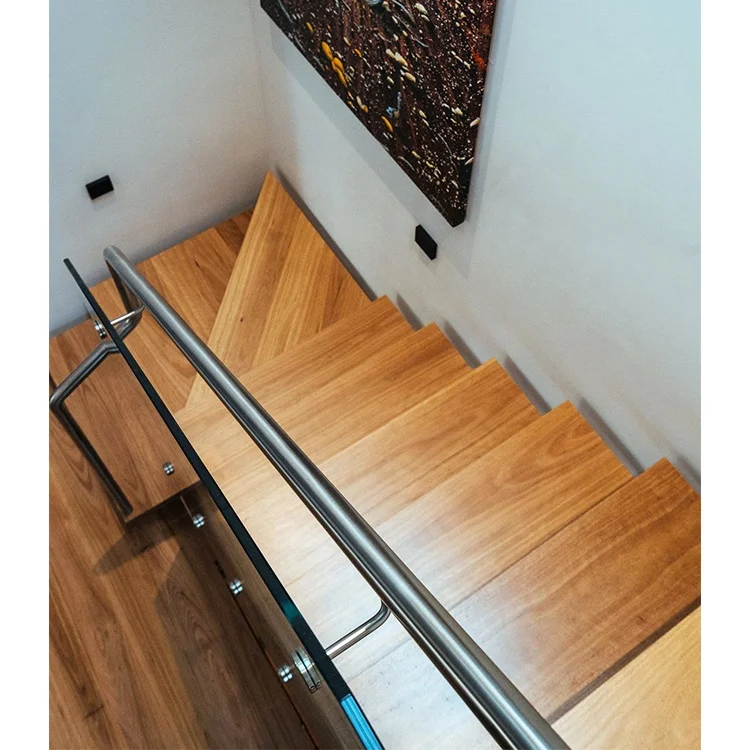 Most Selling Online Product Glass Railing Outside Step Of The Ladder Inside Wooden Mono Stringer Staircase