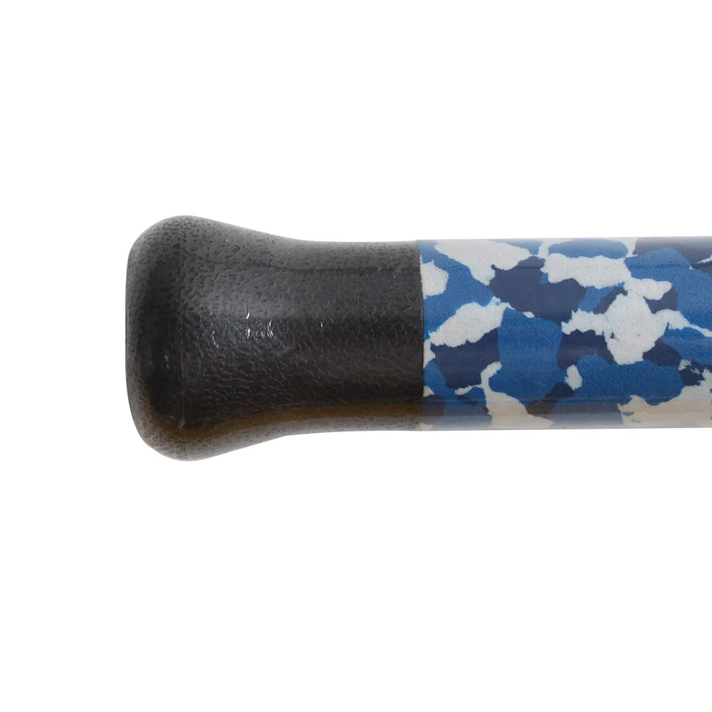 CFR012 76 foot 1pc MH fiberglass blank black stainless steel guides heavy catfishing rods with camouflage handle
