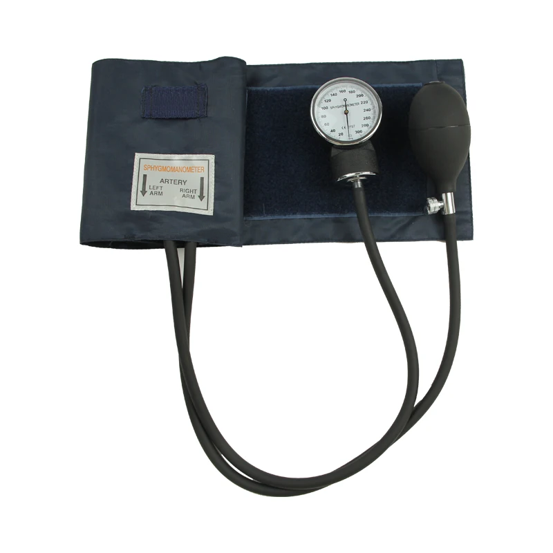 Medical Manual Tensiometro Manual Blood Pressure Monitor Sets Aneroid Arm Sphygmomanometer With Stethoscope