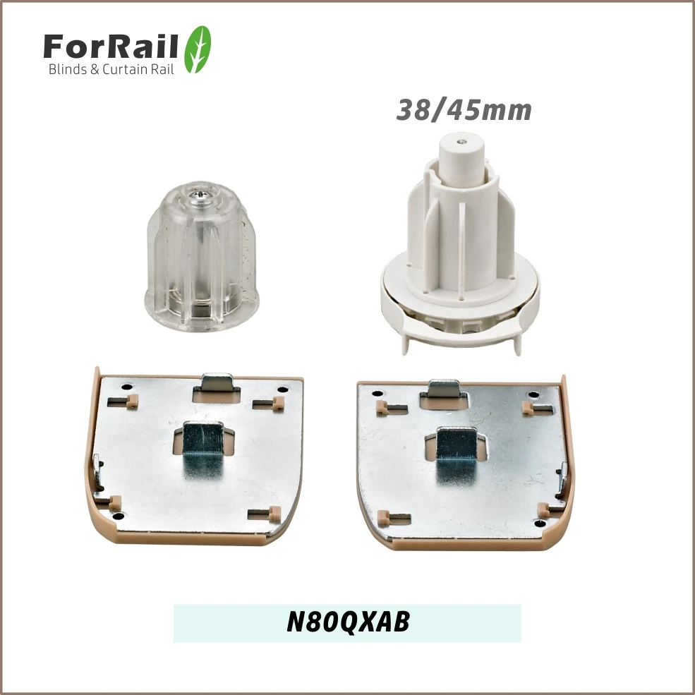 ForRail - Roller Zebra one piece Cassette blinds components manufacture  - Bracket set - N85