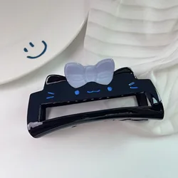 Wholesale Cute Teddy Dog Shape Hair Claw Clips Italy Cellulose Acetate Hair Claw Accessories Clip For Women Thick Hair pins