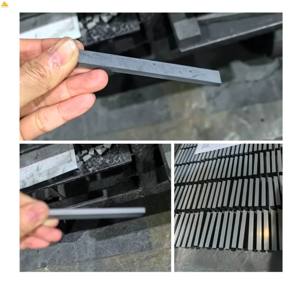 K10 K20 K40 YG8 Hard Alloy Tungsten Carbide Square Bar Carbide Strips For Hard Wood Soft Woodworking