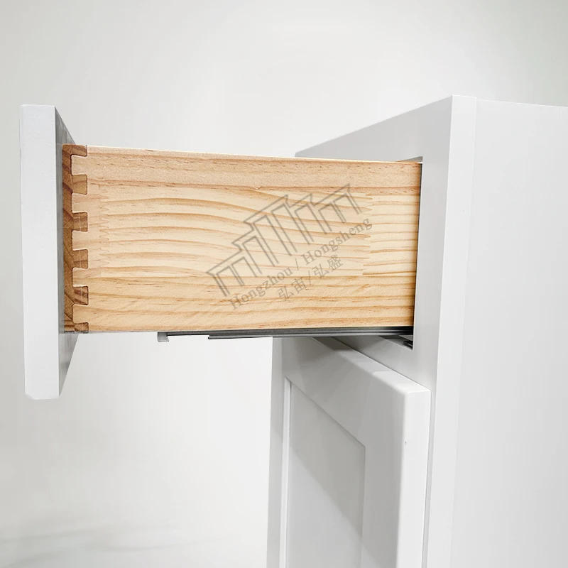 USA Remodeling Kitchen Cabinets Free Shipping B09-B21 White Wooden Cabinets Upgrading Kitchen Cabinets For Home Renovation