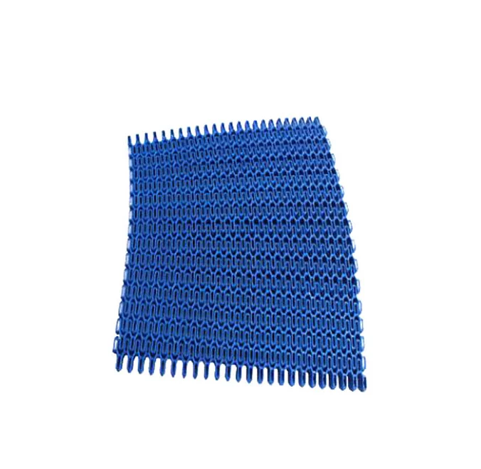 7100 Small pitch perforated top modular plastic belt for knife edge conveying