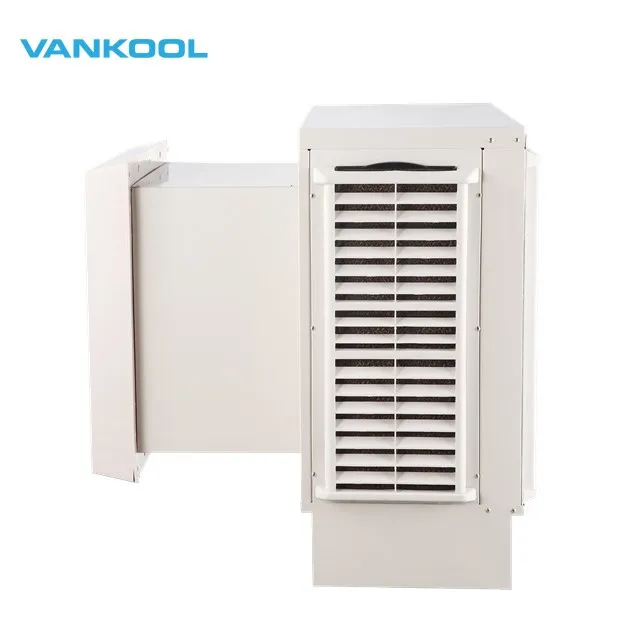 solar 8000M3/H window evaporative cooling fan  ac/dc 220v 12v evaporative air cooler in philippines