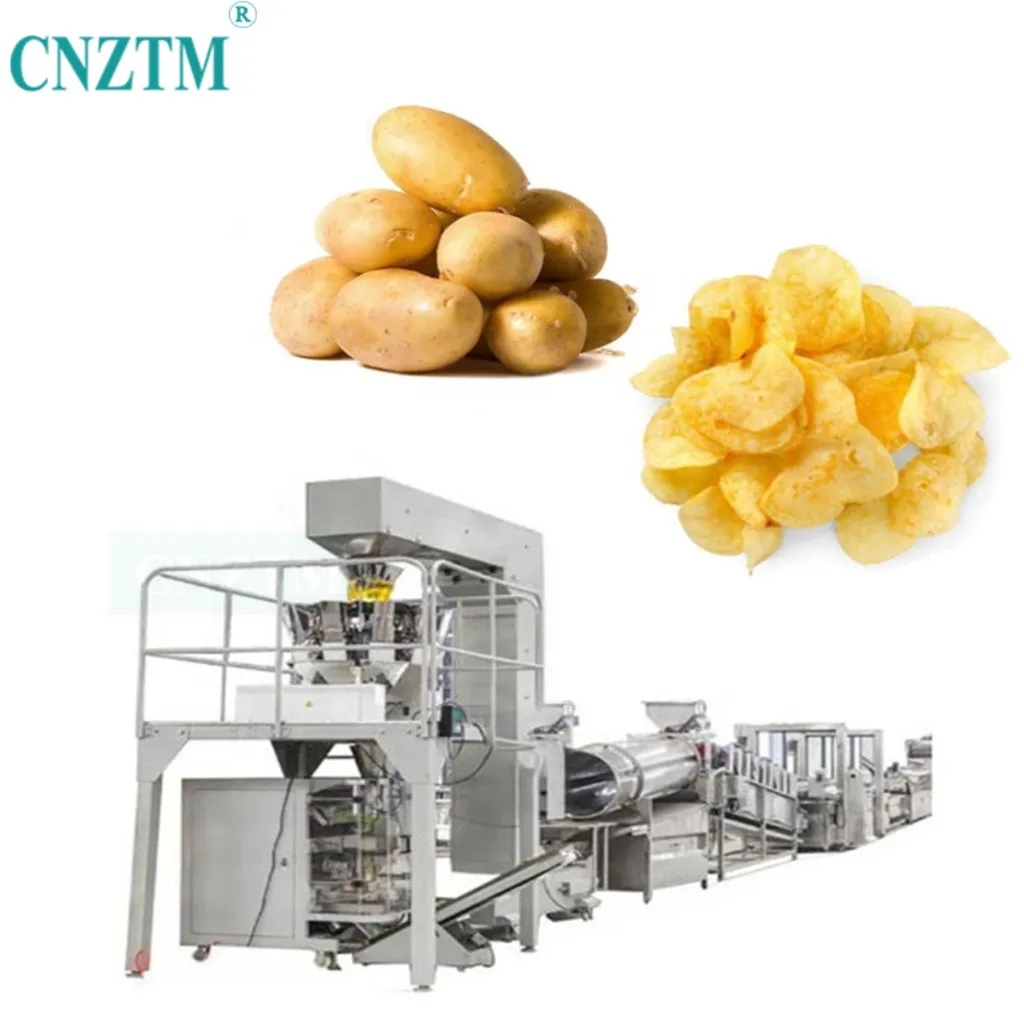 Automatic small potato chip machine Potato Chips Processing  machines Equipment potato chips production line machine