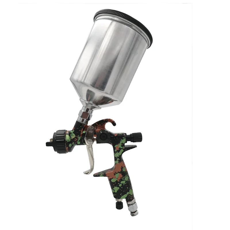 
Multi-functional repairable sprayable pneumatic spray gun with Metal Swivel Cup or Plastic Swivel Cup 