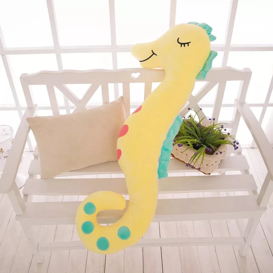 trendy gift seahorse soft doll hippocampus sea horse plush stuffed toys