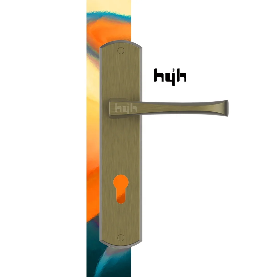 Guangdong-hyh Hardware South America Zinc High Quality Polish Chrome Modern Entrance Modern Door Handle