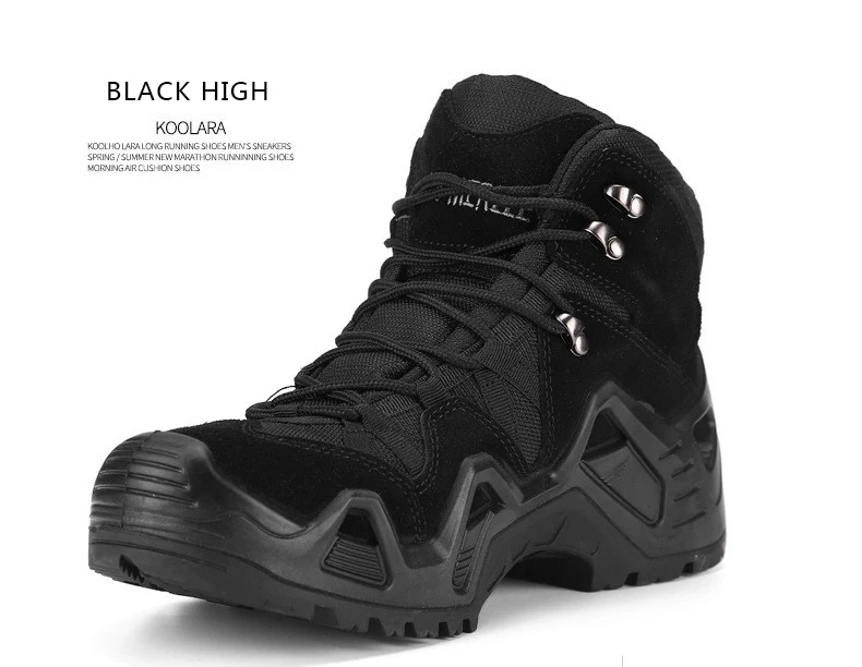 HAN WILD Outdoor Tactical Sport men Sneakers Breathable Waterproof Men Hiking Shoes Camping