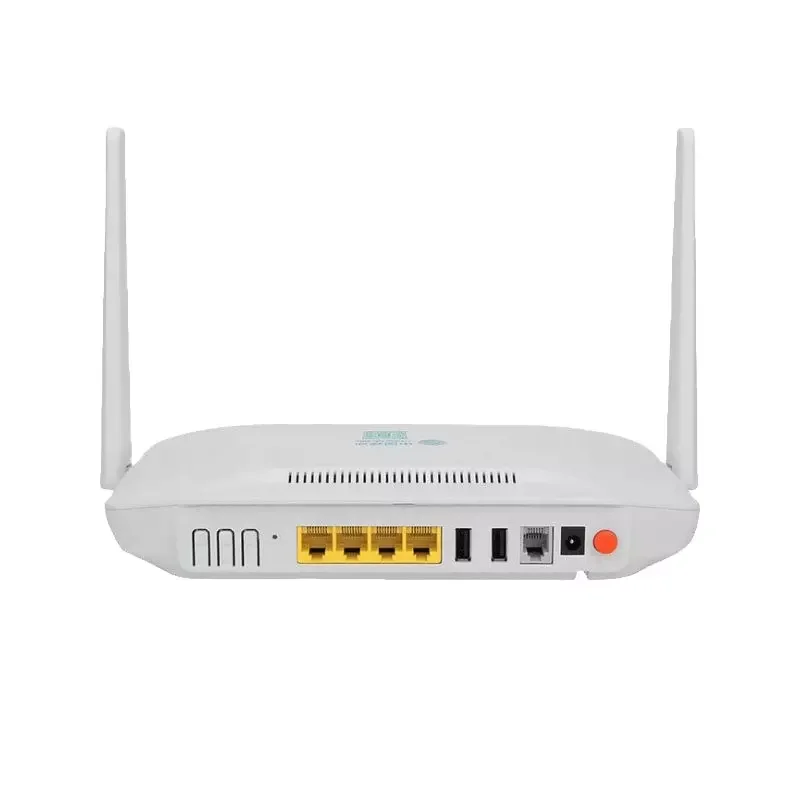 Second-Hand FTTH ONU Hg6821M Dual Band Wifi EPON ONT 4GE+2USB+1POTS+ WIFI 2.4G/5.8G GPON/EPON Onu