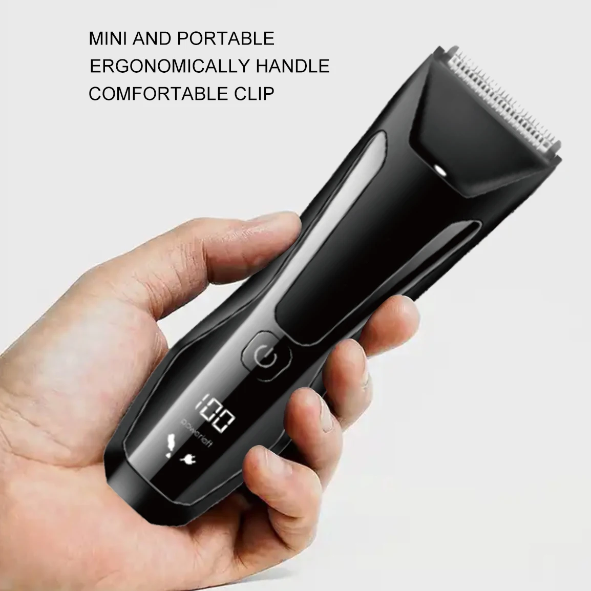 Professional Electric mini clipper Groin hair groomer Body hair trimmer for men Wet and Dry arm leg back underarm hair shaver