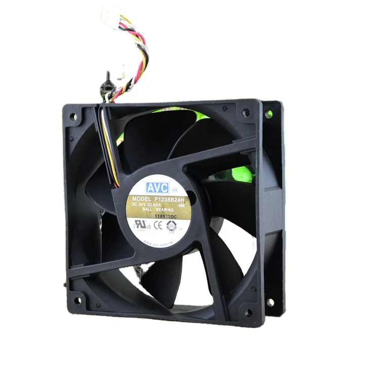 Avc Taiwan Qihong 12038 120x120x38 12cm 24v Fan Inverter Industrial Computer P1238b24h Chillmax Blower Fans Fanatics Cooling Fan