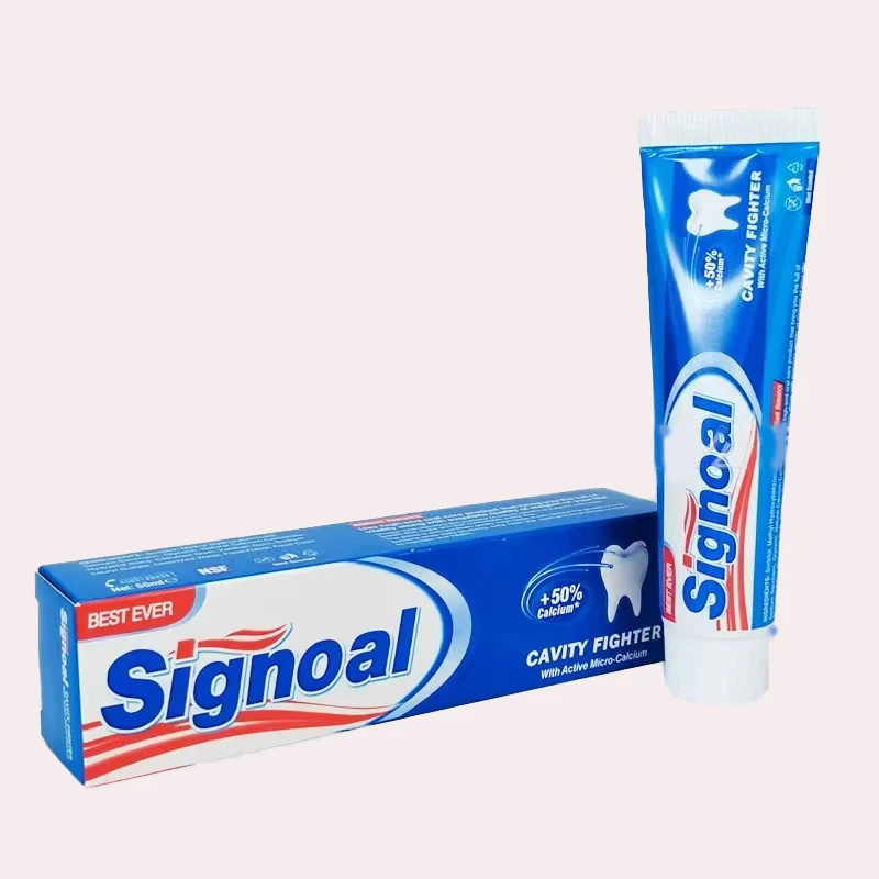 Sell toothpaste containing active trace calcium and oxide, whitening teeth, fresh breath