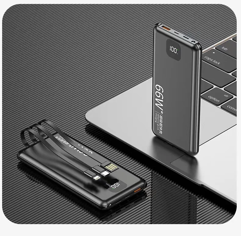 Pogo Power Bank 20000mAh 66W Fast Charging Battery Portable Power Bank For Mobile Phone