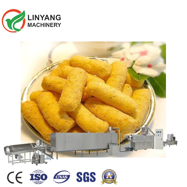 good price snacks food making machine corn puffed maker extruder 75 puffed snack extruder
