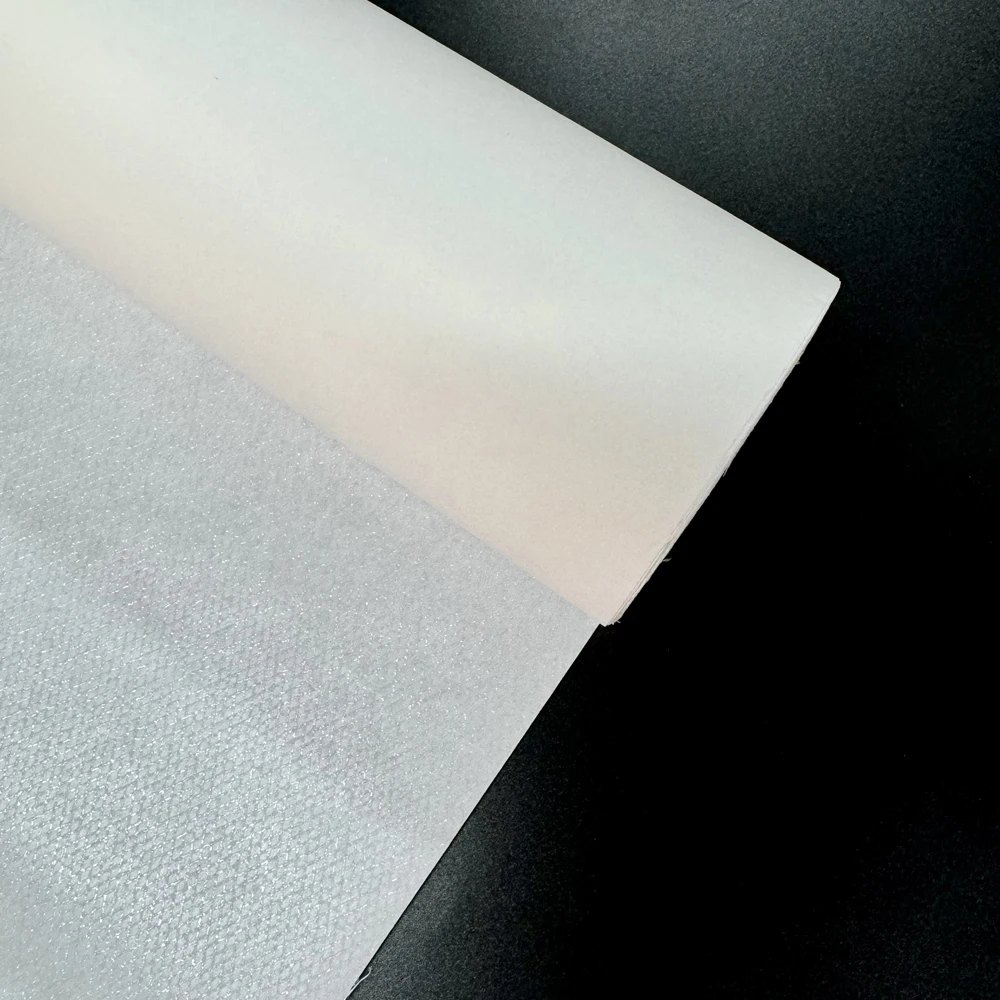 High Quality 35 Gsm White Double Sided 100% Pa Hot Melt Adhesive Net With Paper