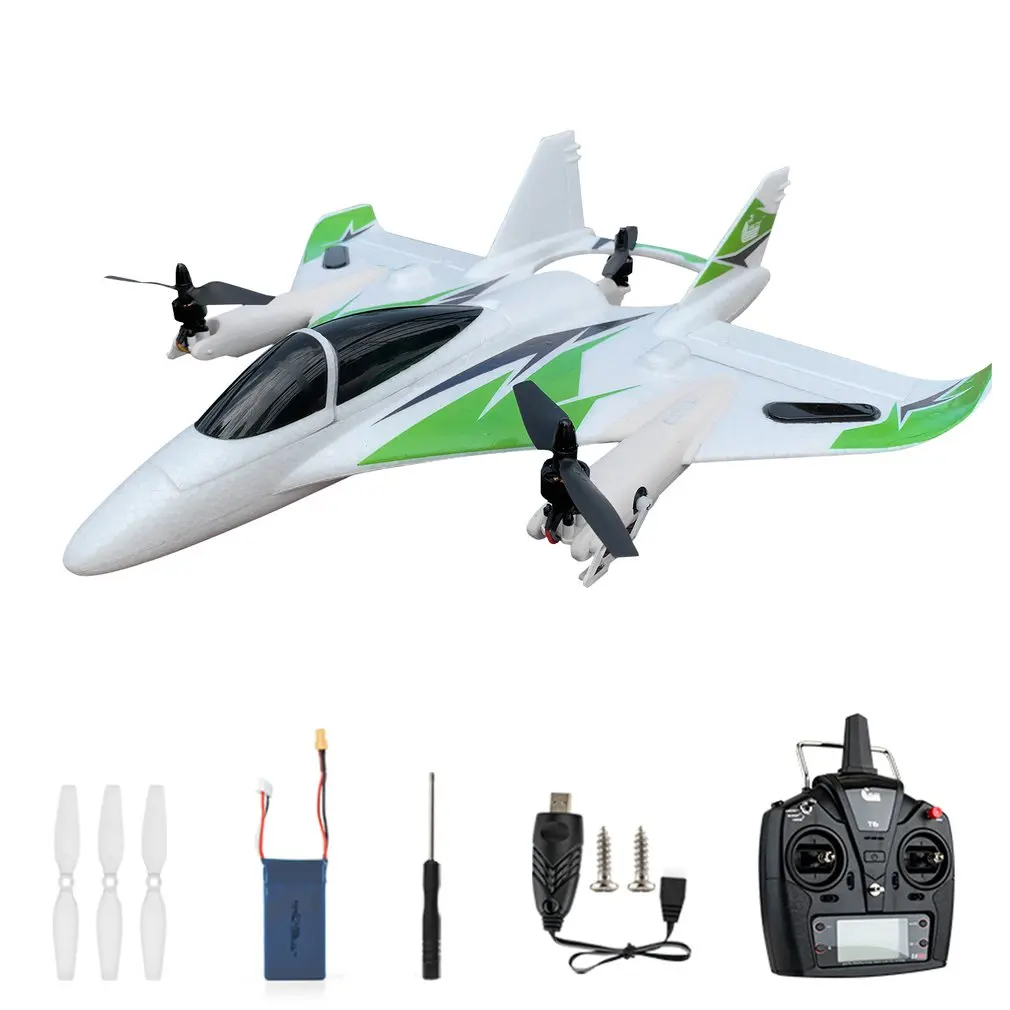 JJRC 6CH RC Aircraft FPV Airplane 6-Axis Gyro 2.4G Remote Control Aerobatic Airplane Fixed Wing Aircraft Toys