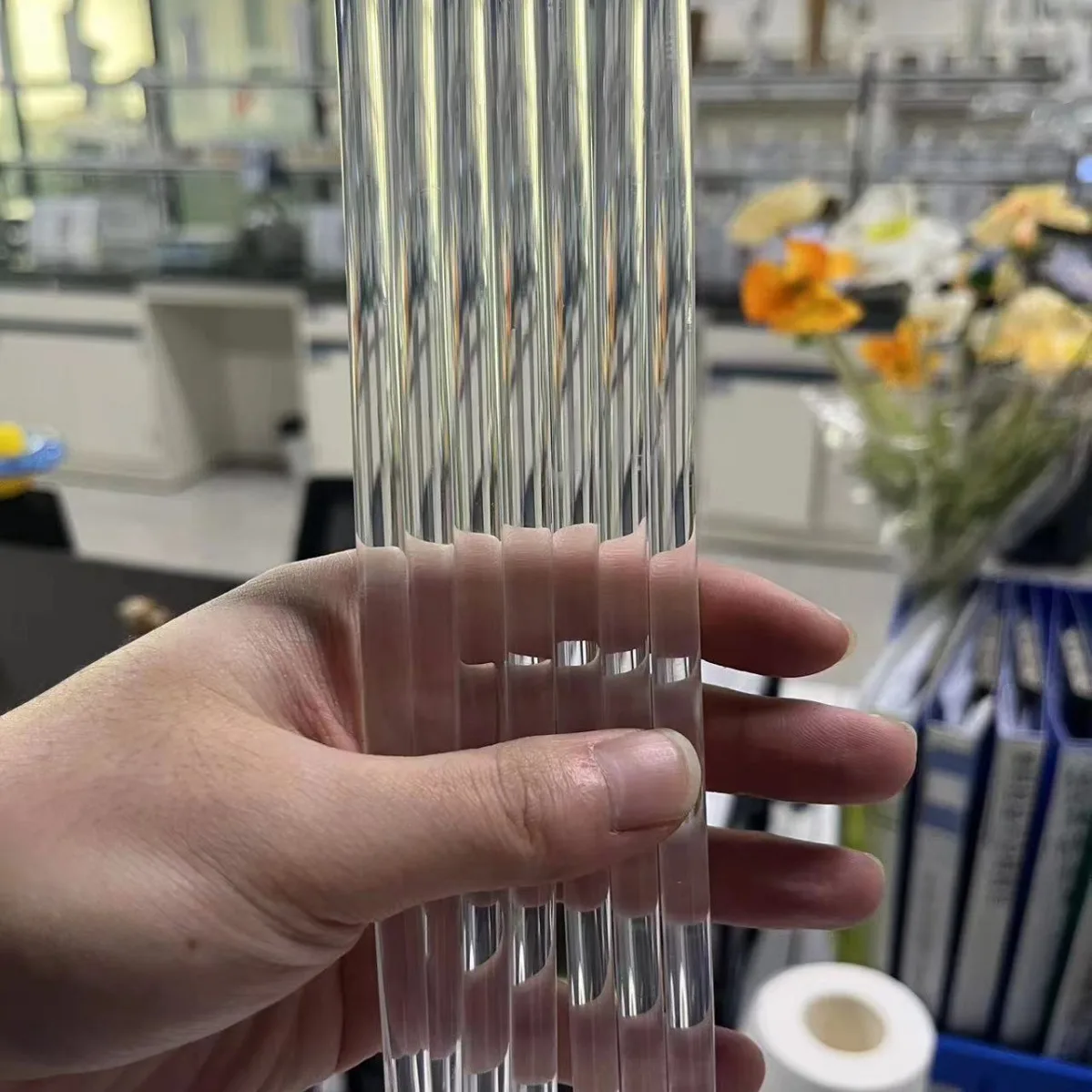 Crystal clear Transparent 11mmX300mm EVA hot melt glue stick bar hot melt adhesive wholesale