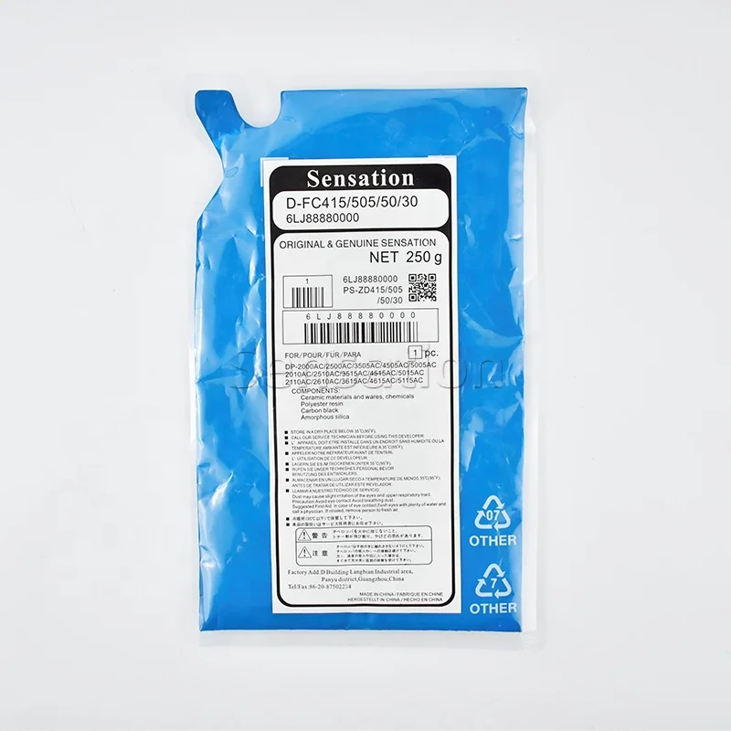 Совместимый Разработчик для Toshiba e-STUDIO 2555C 3055C 3555C 4555C 5055C 2050C 2051C 2550C 2551C 6LJ88880000 порошок разработчика