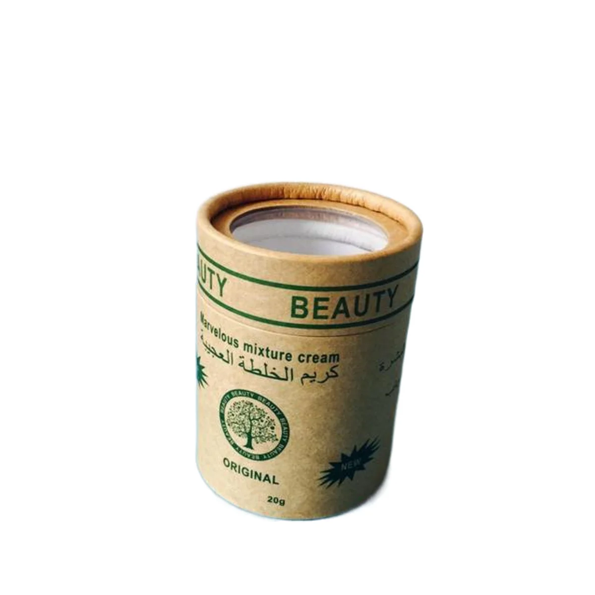 Recycled Tea Paper Tube Coffee Container  Push Up Paper Pot Oil Resistant Liner