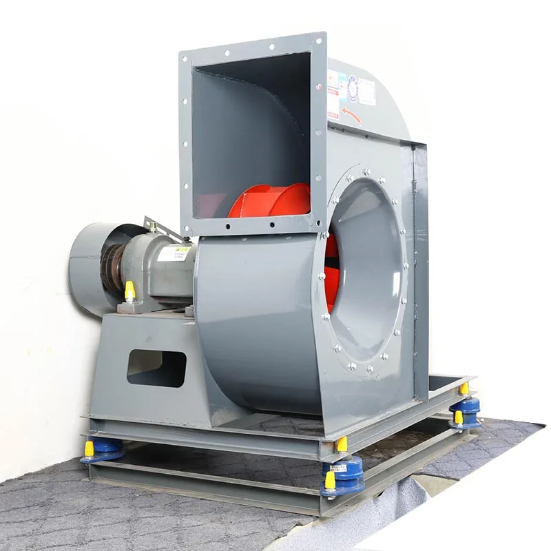 Industrial high pressure exhaust fan blower with motor centrifugal fan