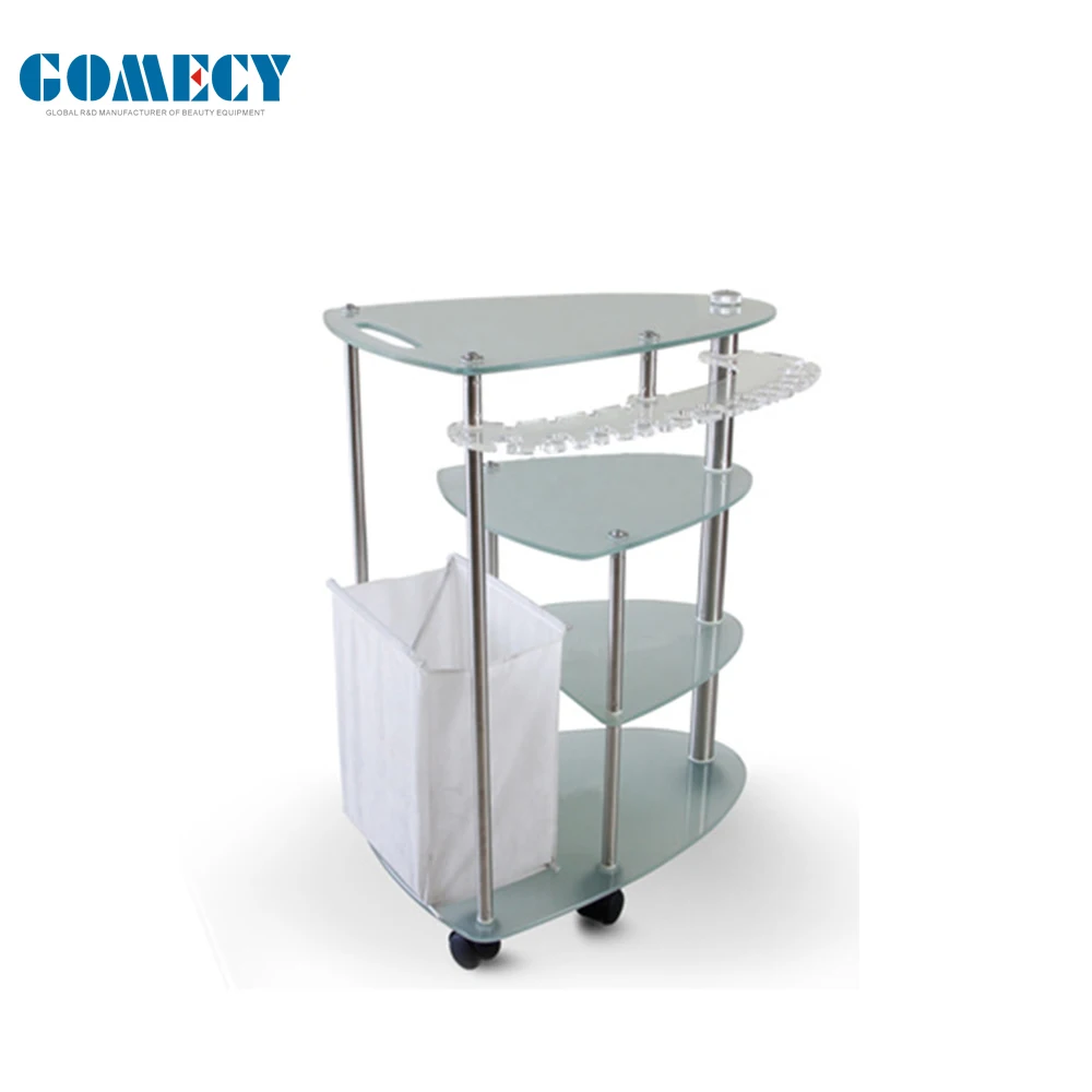 New style Hair Salon Trolley Cart Facial Hand Trolley Beauty Spa Facial Trolley Hair Salon Rolling Cart