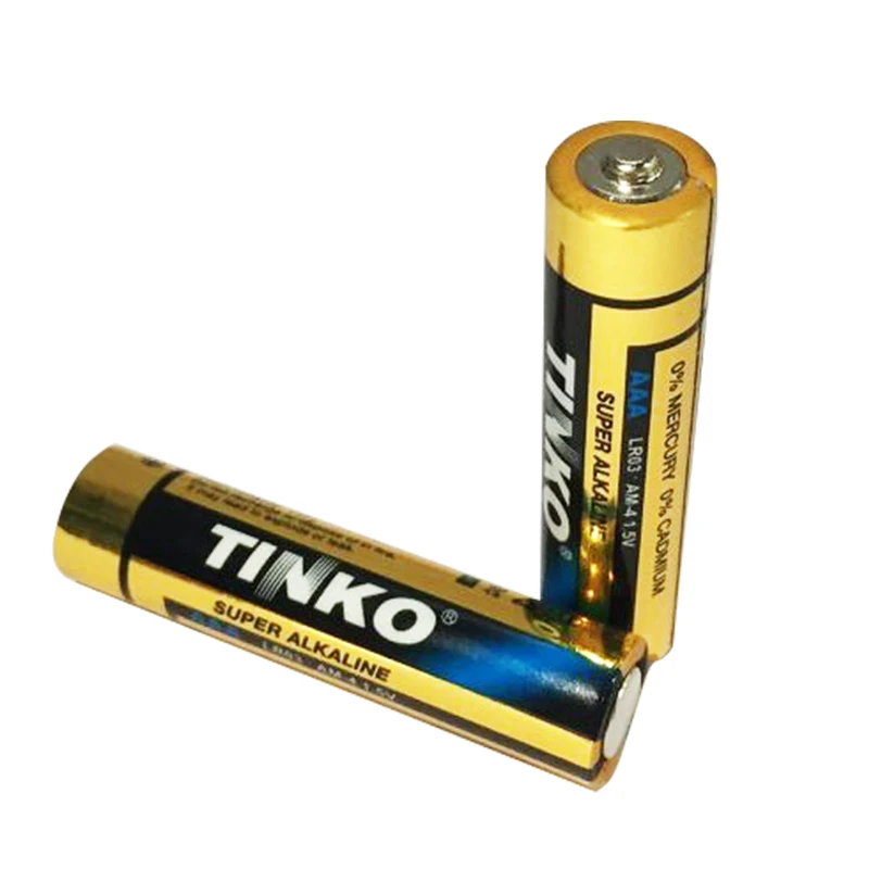 TINKO Non rechargeable 1.5v aaa um4 lr03 No. 7 super alkaline battery for toys
