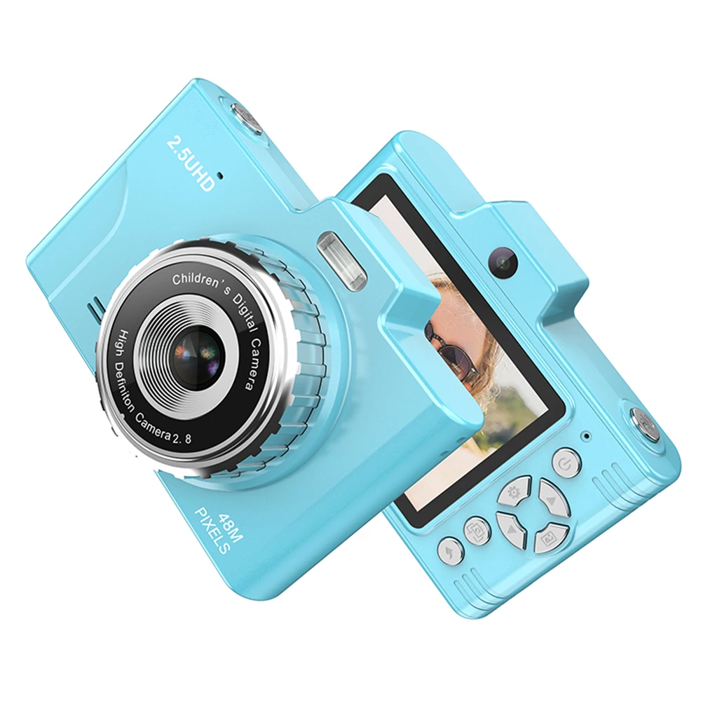 Новое поступление, H8, цветная цифровая ПЗС-камера, Full HD-1080, 48 Мп, 2,8 дюймов, большой дисплей, видео для подростков, студентов, камера с 8-кратным увеличением