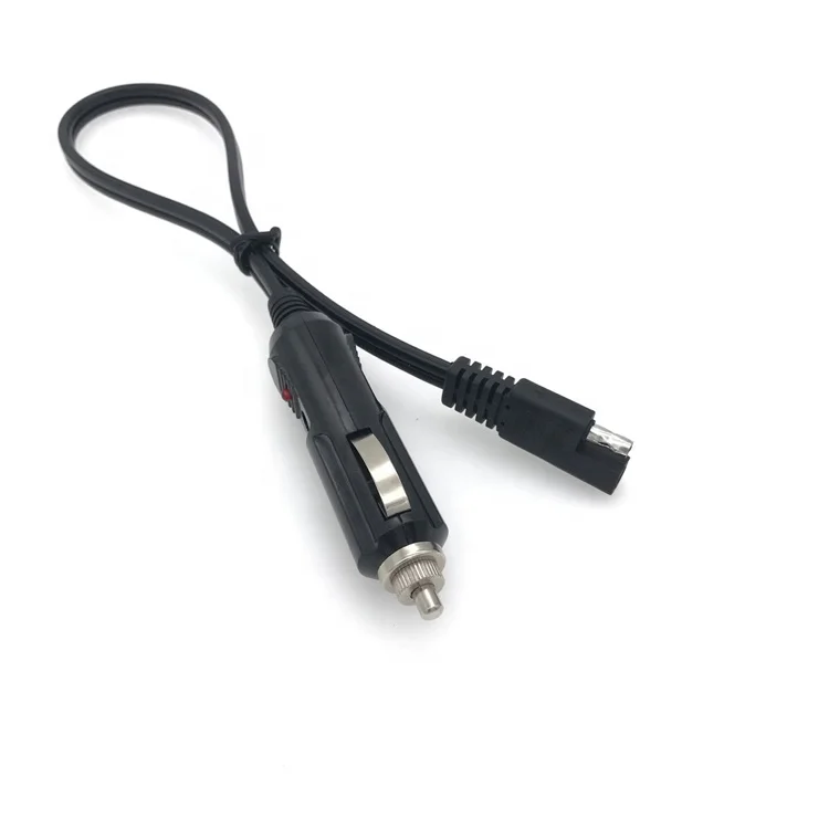 12 В 2 контакта SAE быстрое подключение к кабелю прикуривателя с предохранителем 10 А
