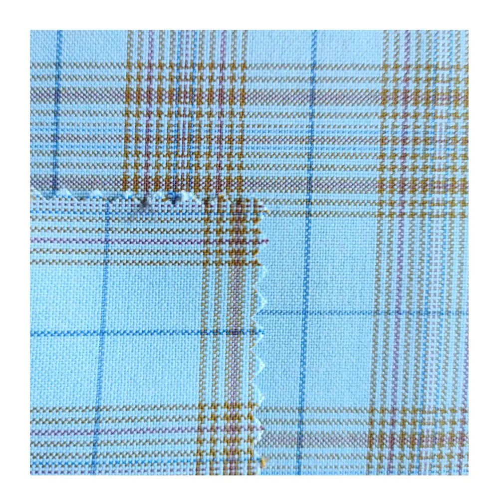 Hot Sale woven plain TR suit Fabric 19%Rayon 80%P 1% spandex 185gsm Yarn Dyed For suit trousers overcoat dress cheap