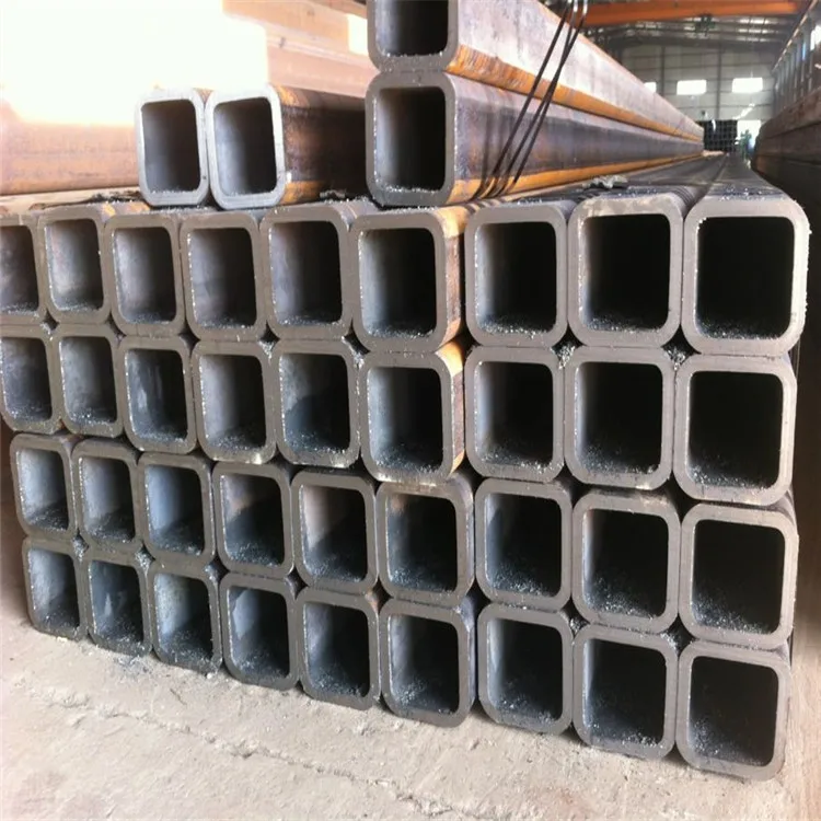 ASTM A106 Gr.B Q235 черная железная квадратная трубка прямоугольная полая