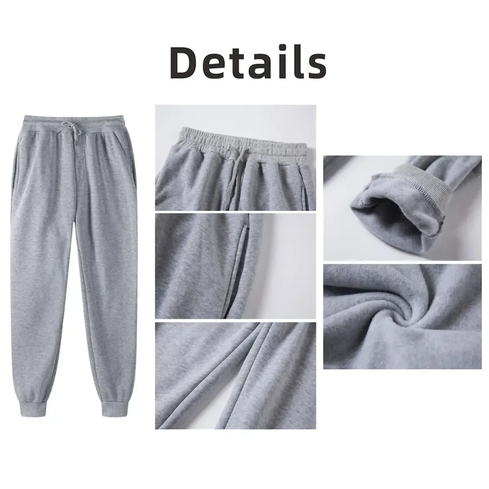 Blank Tracksuits Custom Logo Hoodie and Jogger Set Custom Sport Wear Oversized Plain Hoodie Sets