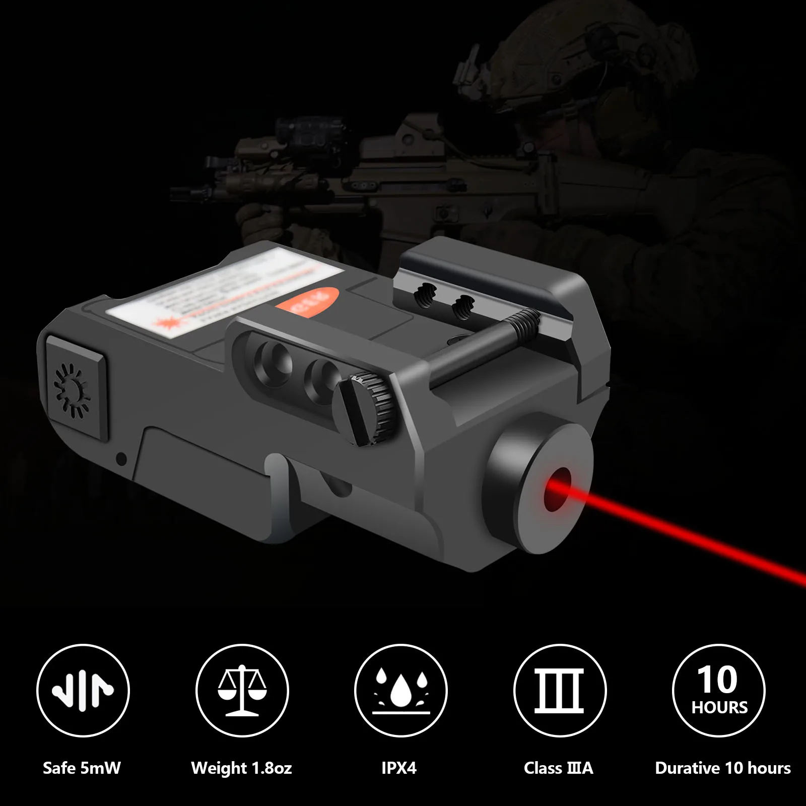 AETRONIX Red Dot Laser Tactical Scope Mini Green Optic Reddot Hunting Sighting Telescope Lens Reflex Sight