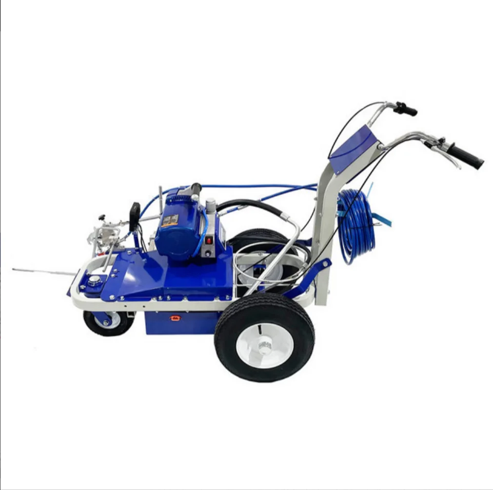 Ручная нажимная Новая электрическая маркировочная машина для холодного распыления дорожная горячая распродажа краски