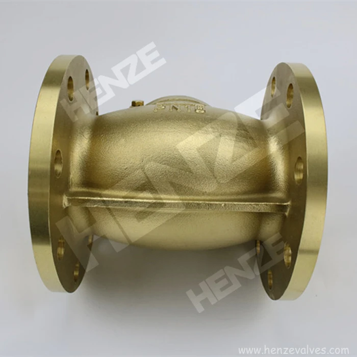 Brass Flanged Swing Check Valve RF or FF