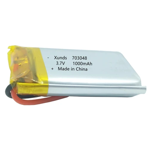 rechargeable lithium polymer ion 703048 1000mAh 3.7v lipo electric car battery cells