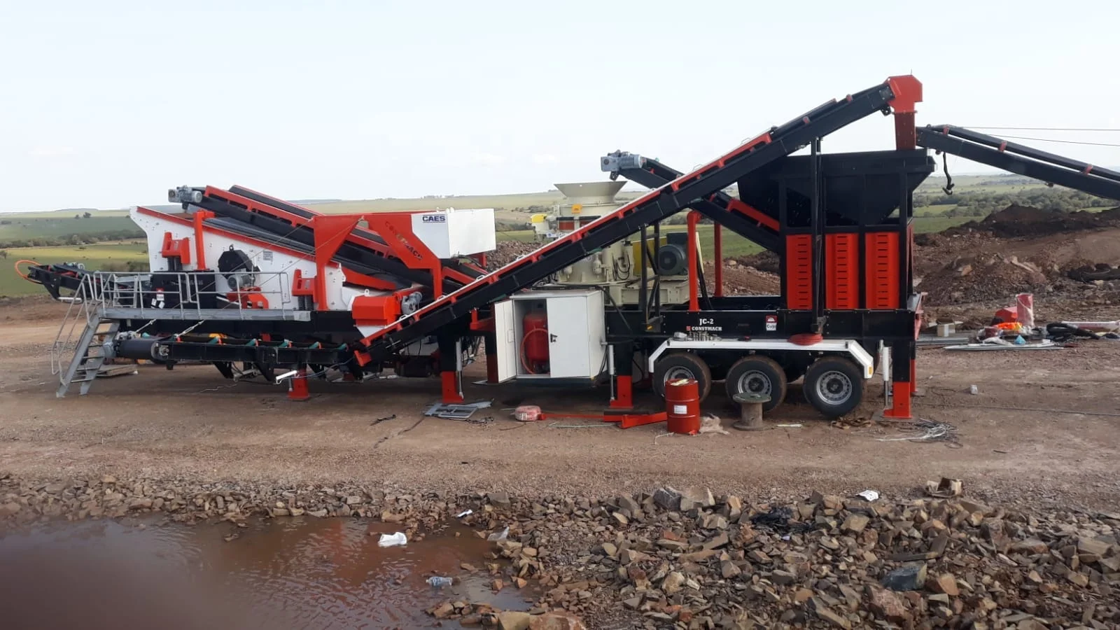 120-150 tph JC-2 MOBILE HARD STONE CRUSHING PLANT, BEST PRICE !