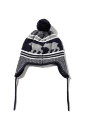 Winter Kids Custom Beanie Knit Hats Winter Hats With Warm Ear Flap