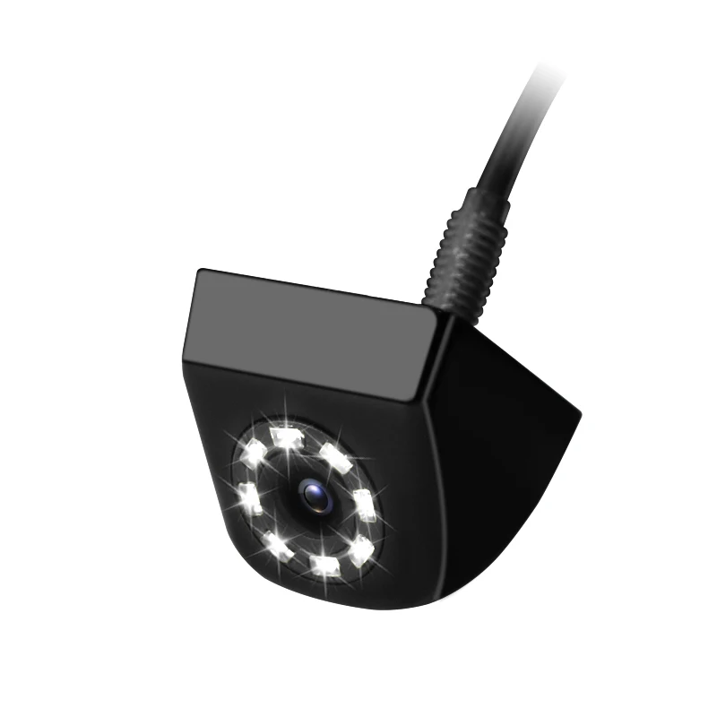 Night vision bright rearview mirror parking camera hardware spiral suspension camera mini Korean car reversing camera