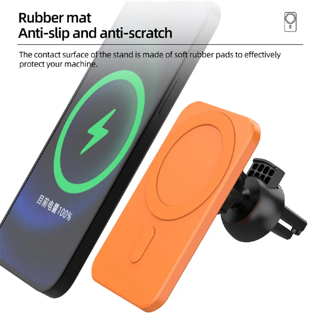 15w Magnetic Wireless Car Charger Super Quick Charging Holder Pad Universal Fast