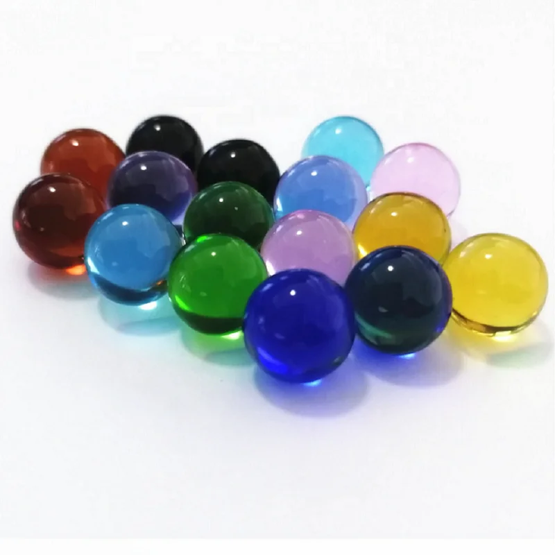 Hotsales crystal clear colored glass balls marbles 10mm 12mm 14mm 16mm 20mm glass ball